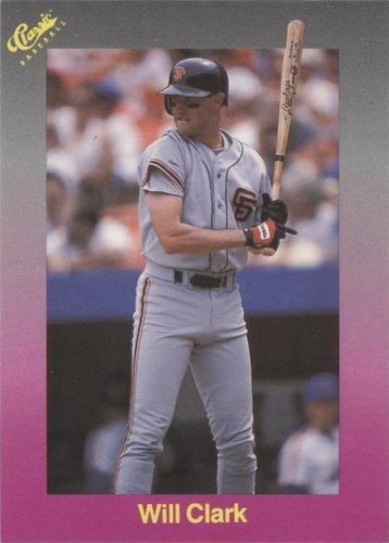 1989 Classic Update Purple Travel Edition - Will Clark #180