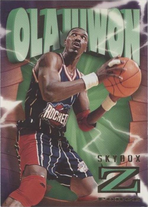 1996-97 Skybox Z Force - Hakeem Olajuwon #35
