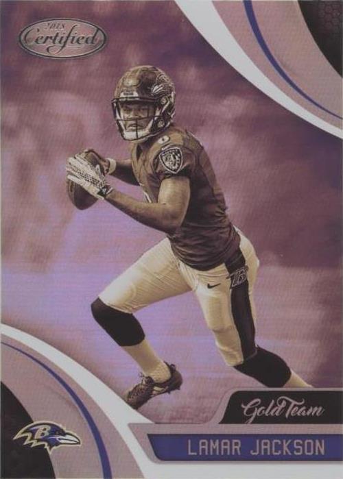 Lamar Jackson 2018 certificado Panini #GT-LAJ