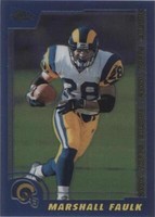 2000 Topps Chrome Marshall Faulk #124