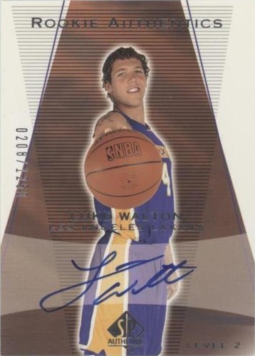 2003-04 SP Authentic - Luke Walton #176
