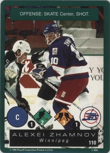 1995-96 Playoff One on One Challenge - Alex Zhamnov #110