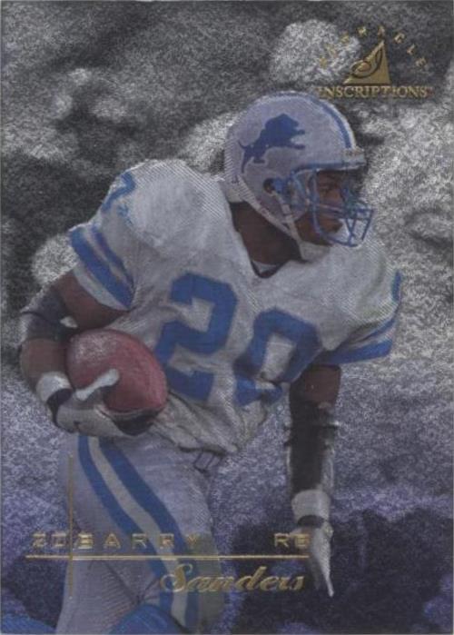 1997 Pinnacle Inscriptions Barry Sanders #20