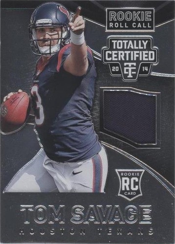 2014 Panini Totally Certified Tom Savage #RRC-TS