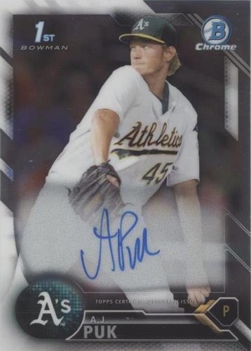 2016 Bowman Draft - A.J. Puk #CDA-AP