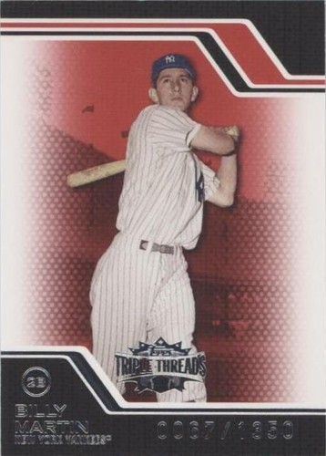 2008 Topps Triple Threads - Billy Martin #117