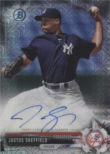 2017 Bowman - Justus Sheffield #BMA-JS