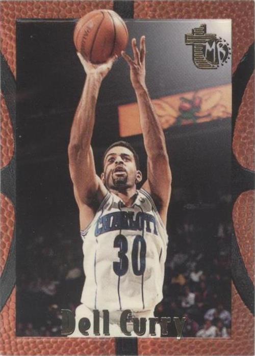Topps 1994-95 en relieve - Dell Curry #10