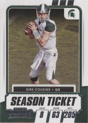 2021 Panini Contenders Draft Picks Kirk Cousins #13