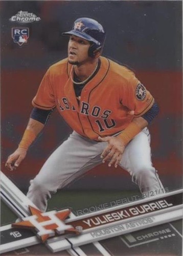 2017 Topps Chrome Update - Yuli Gurriel #HMT28