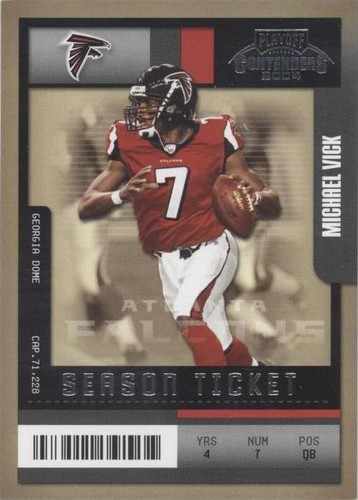 2004 Playoff Contenders Michael Vick #4