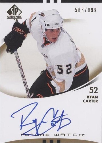 2007-08 SP Authentic - Ryan Carter #194