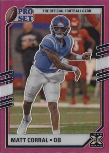 2022 Leaf Pro Set Draft Matt Corral #PSB-MC1