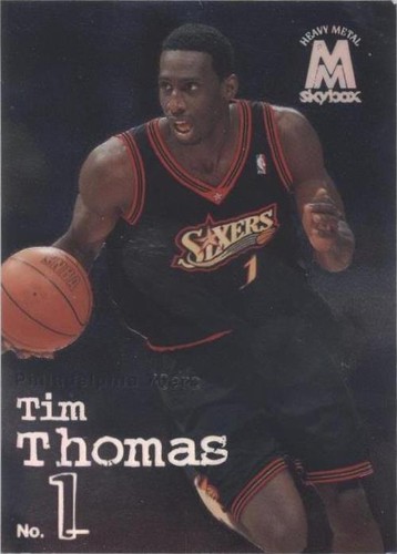 Tim Thomas 1998-99 Metal Universe #114 Philadelphia 76ers | eBay