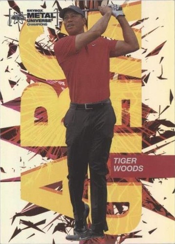 2021 Skybox Metal Universe Champions - Tiger Woods #AW-10