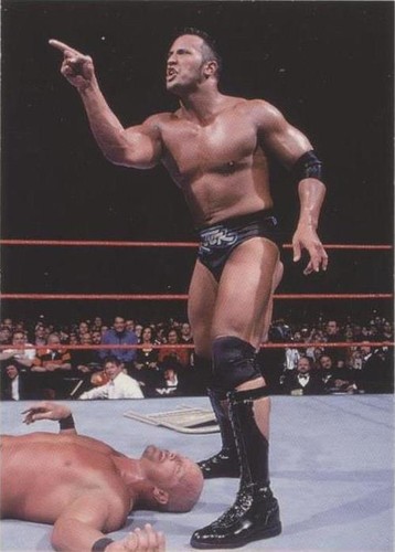 2000 Comic Images WWF Rock Solid - The Rock #57