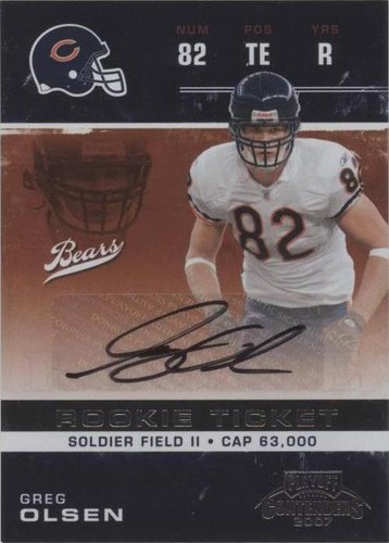 2007 Playoff Contenders Greg Olsen #155