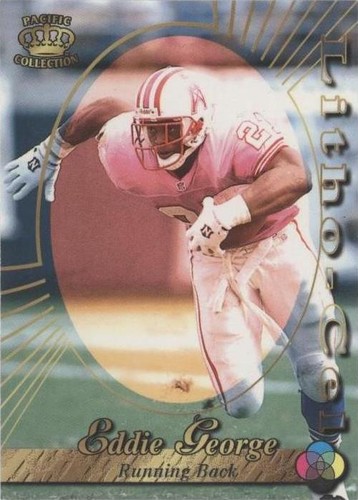 1996 Pacific Litho-Cel Eddie George #LITHO-42