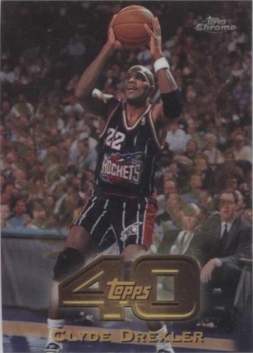 1997-98 Topps Chrome - Clyde Drexler #T40-13