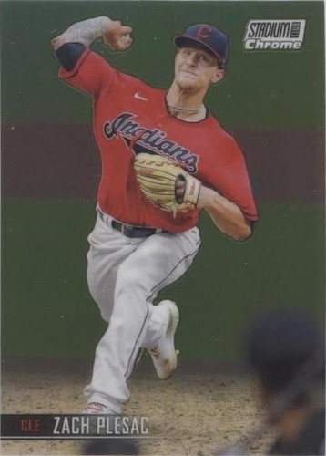 2021 Topps Stadium Club Chrome - Zach Plesac #29