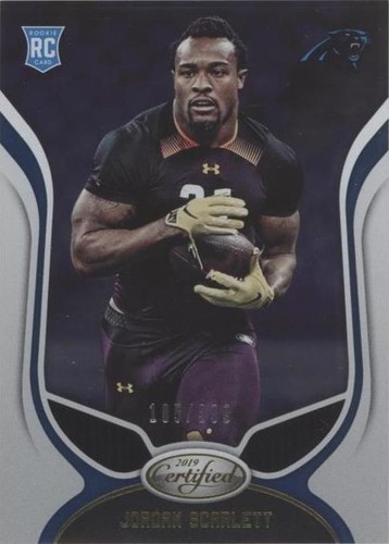 2019 Panini Certified Jordan Scarlett #174