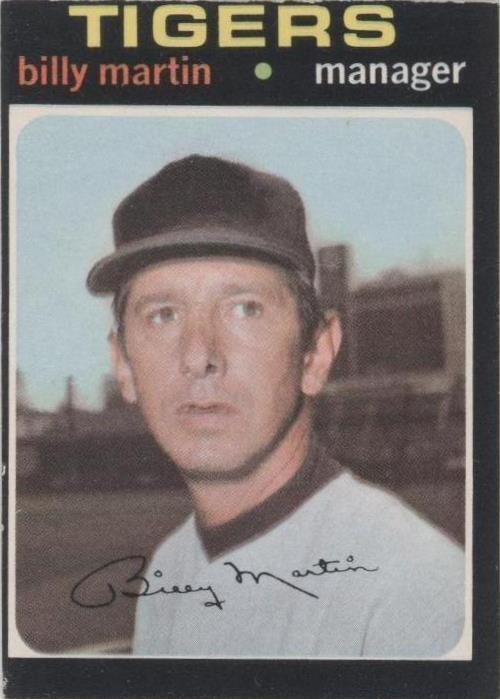 1971 O-Pee-Chee - Billy Martin #208