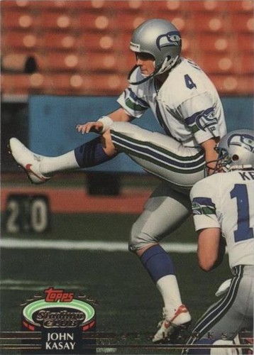 1992 Topps Stadium Club John Kasay #394