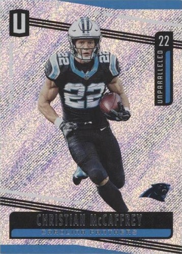 2019 Panini Unparalleled Christian McCaffrey #140