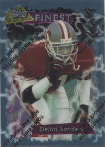 1995 Topps Finest Deion Sanders #100