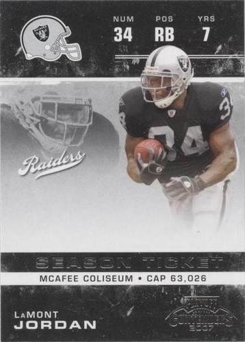 2007 Playoff Contenders LaMont Jordan #72