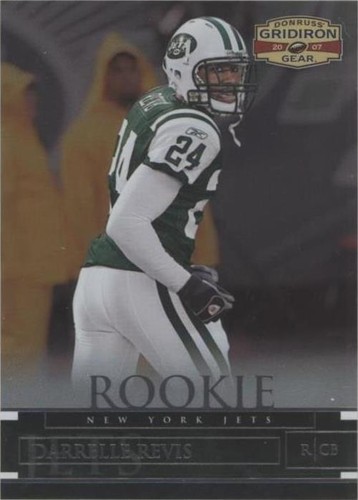 2007 Donruss Gridiron Gear Darrelle Revis #124