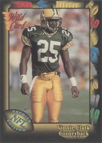 1991 Wild Card Vinnie Clark #97
