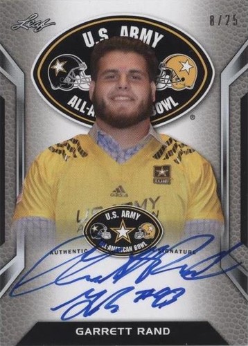 2016 Leaf U.S. Army All-American Bowl Garrett Rand #ATA-GR1