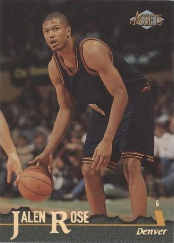 ミシガン・ウルヴァリンズ チームフラッグ 36\" x 47\" 1994-95 Assets #47 Jalen Rose Michigan Wolverines | eBay