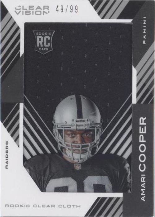 Panini Clear Vision Amari Cooper 2015 #RCC-AC