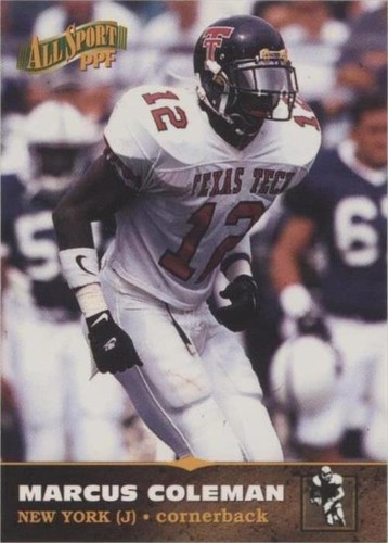 1996 Score Board All Sport PPF Marcus Coleman #37