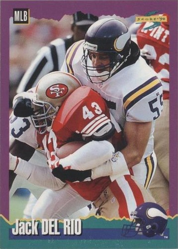 1994 Score Jack Del Rio #53