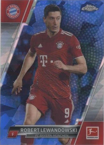 2021-22 Topps Chrome Bundesliga Sapphire Edition Robert Lewandowski #83
