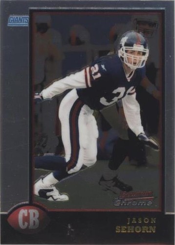 1998 Bowman Chrome Jason Sehorn #79