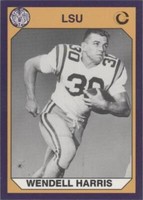 1990 Collegiate Collection LSU Tigers Wendell Harris #84