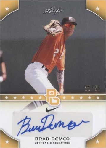 2015 Leaf Perfect Game National Showcase - Brad Demco #PG-BD1