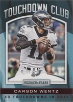2018 Panini Rookies & Stars Carson Wentz #TD-2