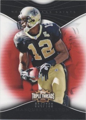 2009 Topps Triple Threads Marques Colston #67