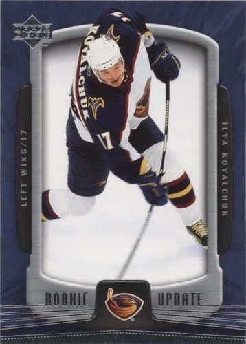 2005-06 Upper Deck Rookie Update - Ilya Kovalchuk #4