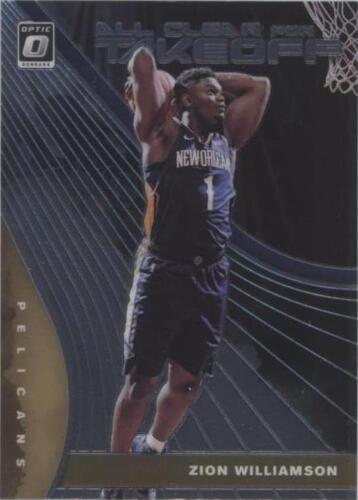 2019-20 Donruss Optic Zion Williamson #158 Purple Holo Prizm