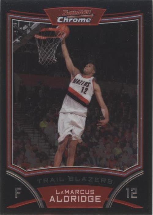 2008-09 Bowman Draft Picks & Stars - LaMarcus Aldridge #84