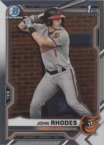 2021 Bowman Draft - John Rhodes #BDC-80