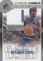 2003-04 SP Game Used - Richard Hamilton #RH-J
