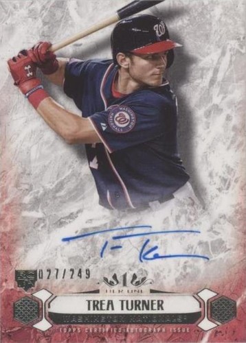 2016 Topps Tier One - Trea Turner #BOA-TTU