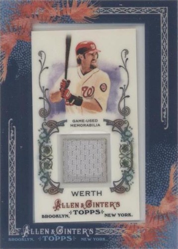2011 Topps Allen & Ginter's - Jayson Werth #AGR-JW